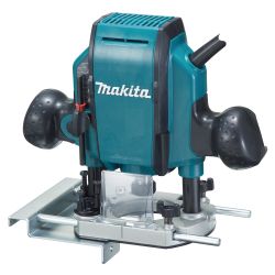 Makita, Compact Plunge Router 8mm | 900W | Woodworking | RP0900