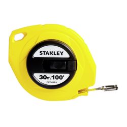 STANLEY, 30M / 100 Steel Bld Tape - Abs Case (Hook) (Rplcd 0-34-107)