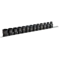 STANLEY, 1/2'' Standard Impact Socket 13Pcs/Set