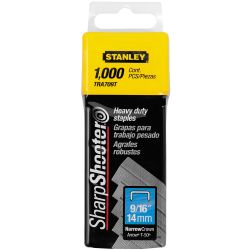 STANLEY, Heavy Duty Staples Type G 14mm | Galvanized (1000 Pcs)