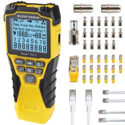 KLEIN, Scout® Pro 3 Tester Kit | PoE & Length Measurement | 36 Locator Remotes