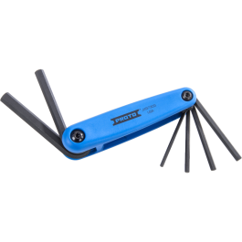 Perfix Key Tool PROTO, 6 Piece Metric Long Folding Hex Key Set